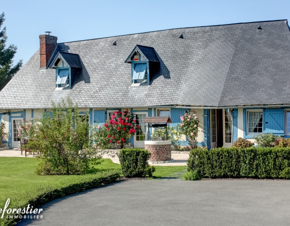 Maison de campagne à vendre dans un petit village proche des boucles de la Seine et de Rouen