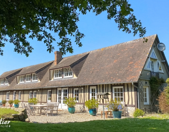 Authentique maison normande à vendre secteur Varengeville-sur-Mer 