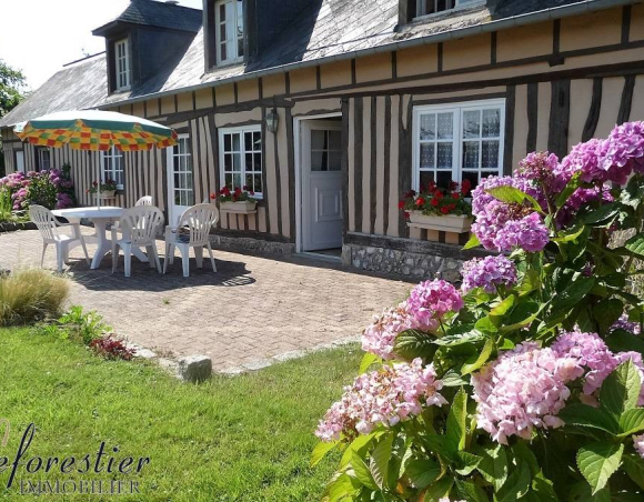 Longère normande dans la campagne à proximité de Dieppe 4727