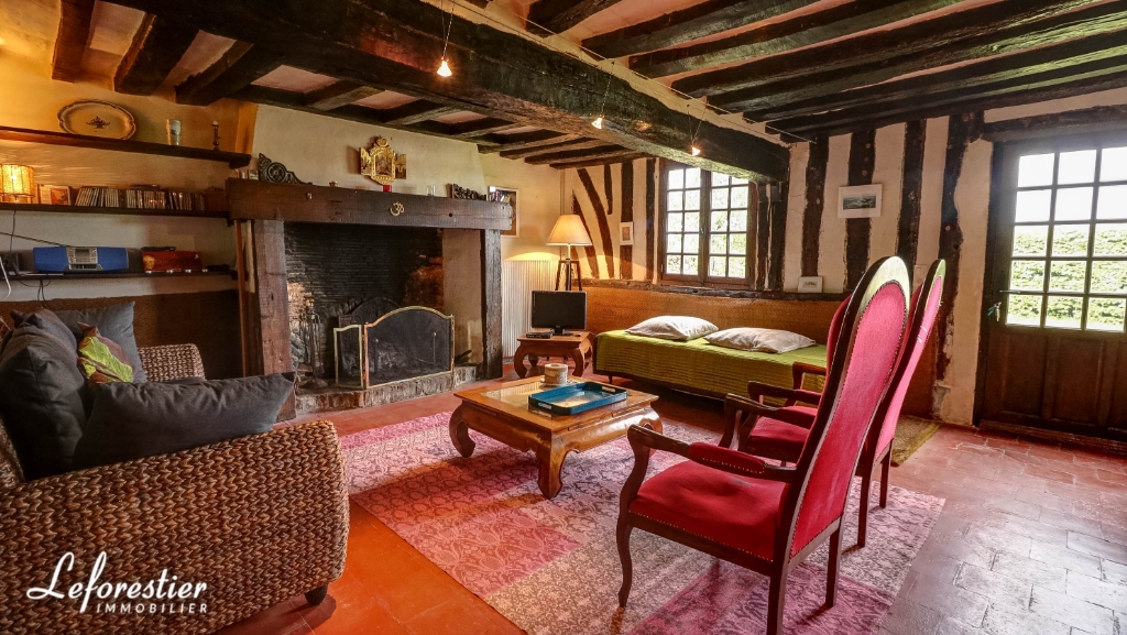 Belle maison Normande du 17ème en Bord de Seine Prox. Rouen